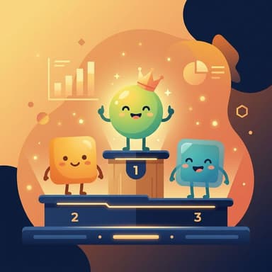 Illustration comparing WebP JPG and PNG formats on a podium